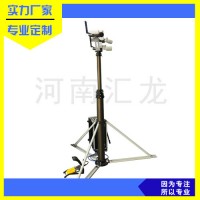 匯龍2-35米車載通信升降桿避雷針 河南生產(chǎn)車載照明燈升降桿