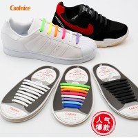 亞馬遜爆款工廠供應硅膠鞋帶 懶人免綁免洗彈力時尚鞋帶現貨批發