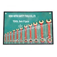 供應(yīng)橋防牌防爆呆梅兩用扳手，防爆雙頭梅花扳手，防爆雙頭呆扳手