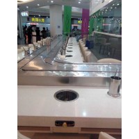 新沂旋轉火鍋輸送帶 旋轉麻辣燙設備怎么賣