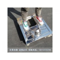 旱廁不銹鋼蹲便器采用304優質材料壽命長排污效果好 詳情電聯