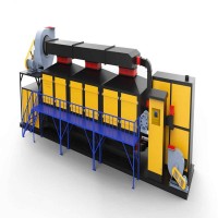 水性漆VOCS治理催化燃燒+沸石轉輪方案