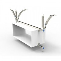 江浙滬區(qū)域成品抗震支架 矩形風(fēng)管側(cè)向抗震支架