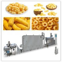 玉米球，玉米棒生產(chǎn)線 膨化小食品生產(chǎn)線