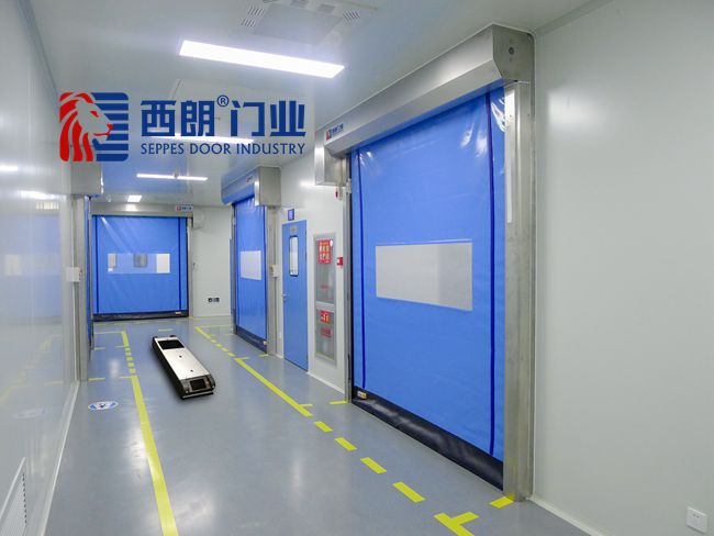 南通不銹鋼框的PVC快速卷簾門