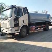 國六14立方綠化霧炮灑水車一汽解放J6噴灑車價格