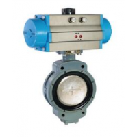 GB3037-94 船用雙偏心氣動式蝶閥 Q型