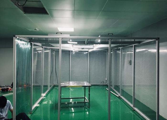 潔凈棚安裝現場圖 潔凈棚安裝現場圖