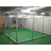 無塵車間潔凈棚百級(jí)安裝定制空氣凈化棚
