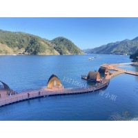 塑料浮筒，浮動平臺，水上人行浮橋建造，廠家直銷