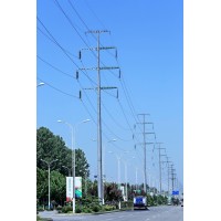 河北110kv電力鋼桿 地腳螺栓 電力鋼管塔 電力鋼管桿